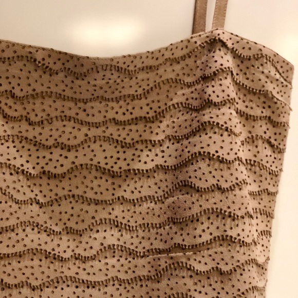 Armani Collezioni suede crop top - Picture 3 of 6